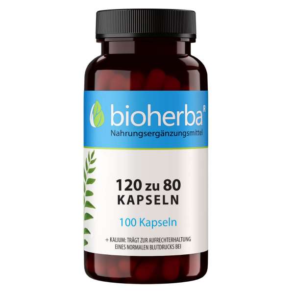 120/80 Vérnyomás-kontroll – 100 kapszula - Bioherba