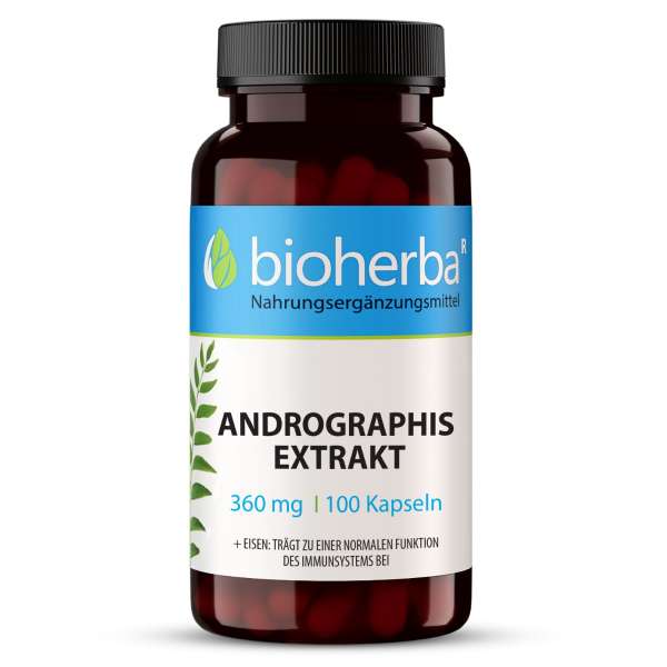Andrographis kivonat 360 mg - 100 kapszula - Bioherba
