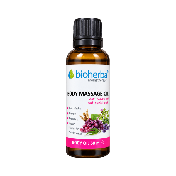 Testmasszázsolaj narancsbőr és striák ápolására – 50 ml – Bioherba