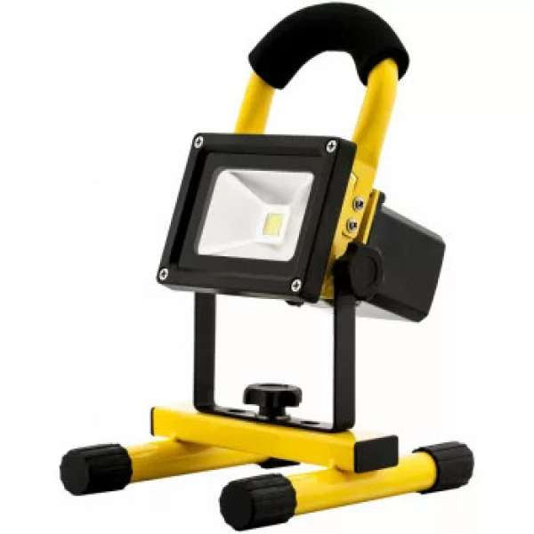 LED reflektor 20W KözépFehér AKKUS 4000K IP65 1000Lm 1év garancia