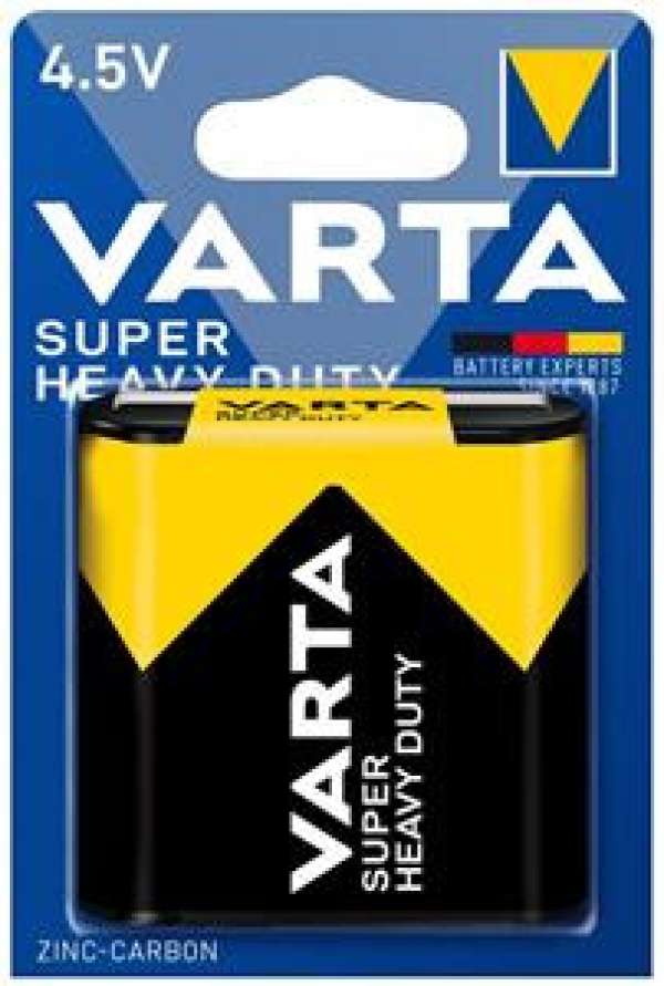 Varta Super Heavy Duty Féltartós Lapos Elem 4,5V