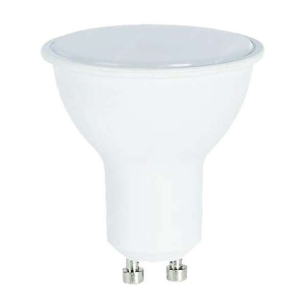 LED spot égő GU10 7W KözépFehér/4000K 620 lm fényerő szabályozhatós tej búra 3 év garancia