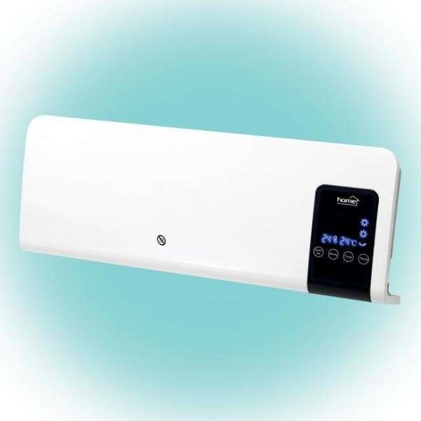 Fali ventilátoros fűtőtest, 1000W/2000W, stop program, távirányító, fehér FKF 59201