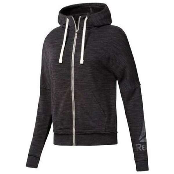 Kapucnis pulóverek Reebok Sport Training Essentials Marble Logo Full Zip
