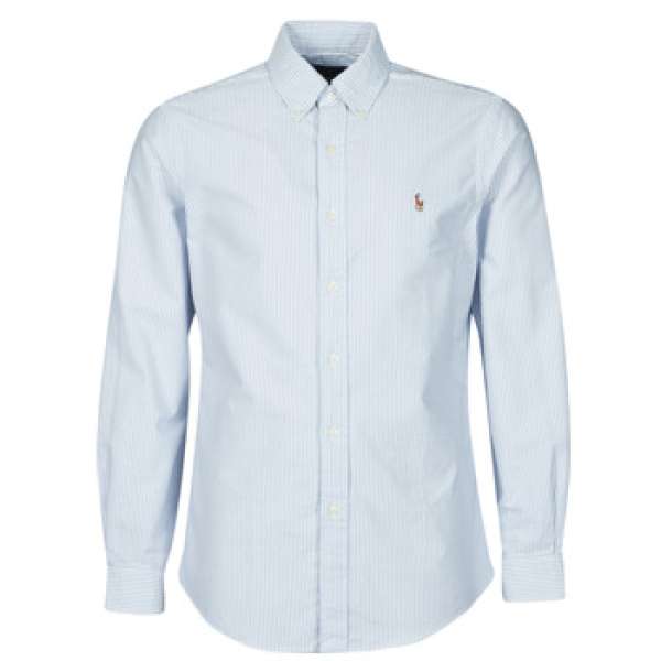 Hosszú ujjú ingek Polo Ralph Lauren CHEMISE AJUSTEE EN OXFORD COL BOUTONNE LOGO PONY PLAYER MULTICO