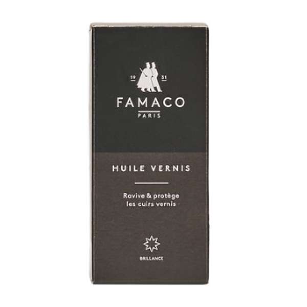 Cipőápolók Famaco FLACON HUILE VERNIS 100 ML FAMACO NOIR