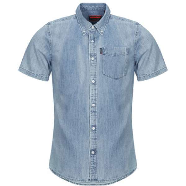 Rövid ujjú ingek Superdry DENIM