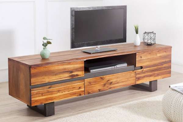 Design TV asztal Evolution 160 cm barna akác