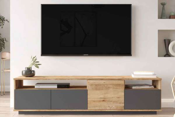 Design TV asztal Belisario II 180 cm antracit