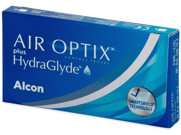Air Optix plus HydraGlyde (3 db lencse)