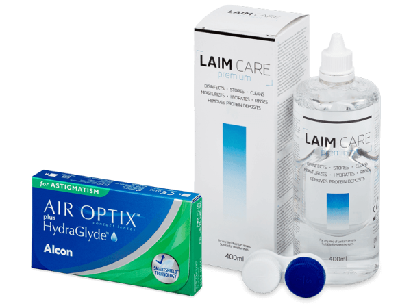 Air Optix plus HydraGlyde for Astigmatism (3 db lencse)