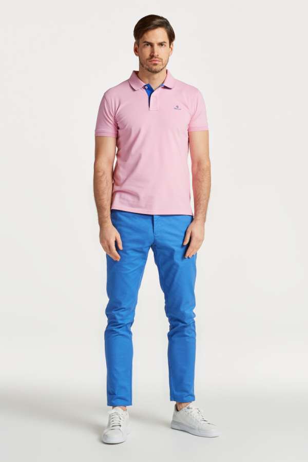 NADRÁG GANT HALLDEN TECH PREP CHINOS DAY BLUE