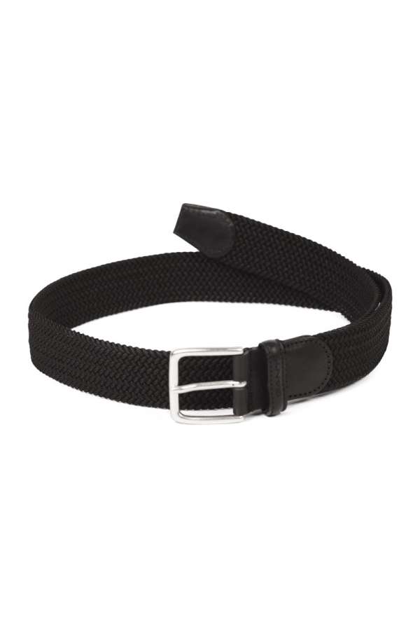 ÖV GANT ELASTIC BRAID BELT BLACK3