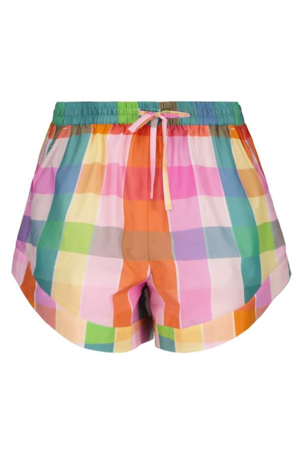 RÖVIDNADRÁG GANT MULTI CHECK CTN SILK SHORTS MULTICOLOR