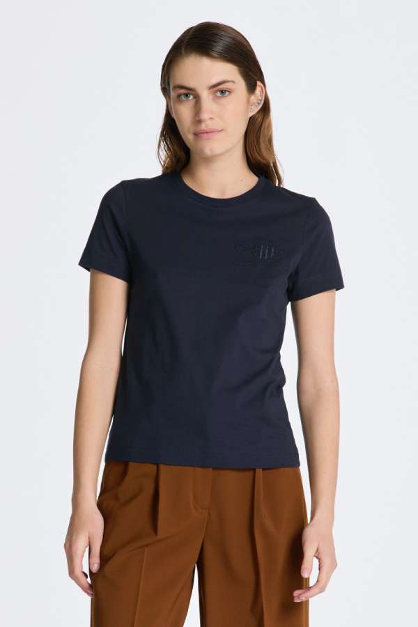 PÓÓ GANT REG TONA SHIED SS T-SHIRT EVENING BUE