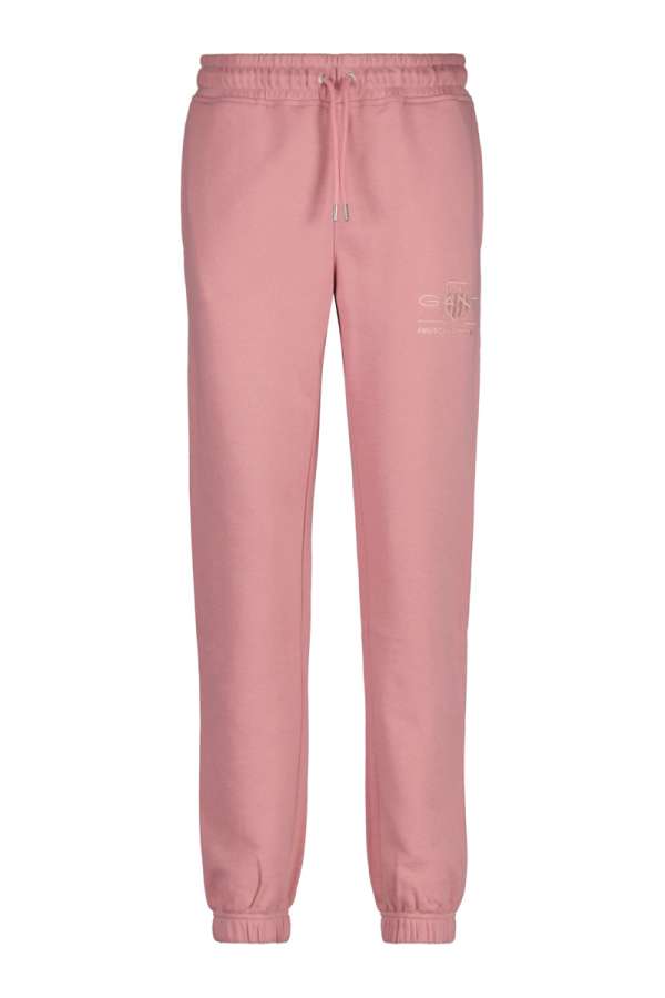 TRÉNINGNADRÁG GANT REG TONAL SHIELD SWEATPANTS CALIFORNIA PINK ELANGE