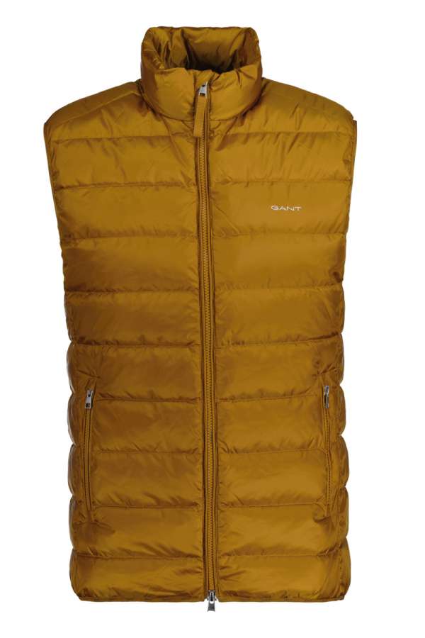 MELLÉNY GANT LIGHT DOWN GILET WARM BROWN