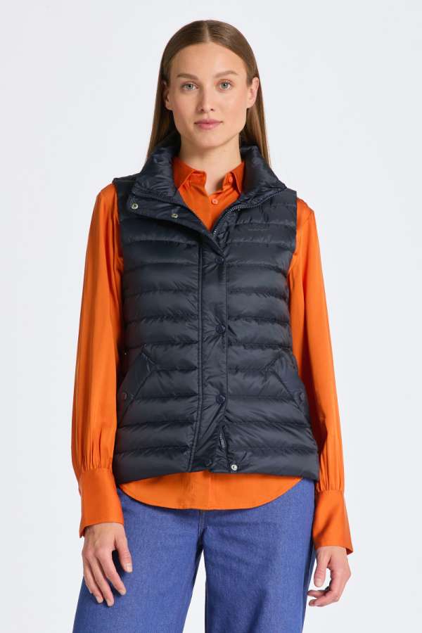 ELLÉNY GANT LIGHT DOWN VEST EVENING BLUE