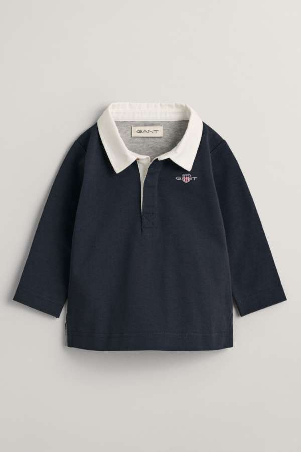 PÓLÓ GANT SHIELD HEAVY RUGGER EVENING BLUE