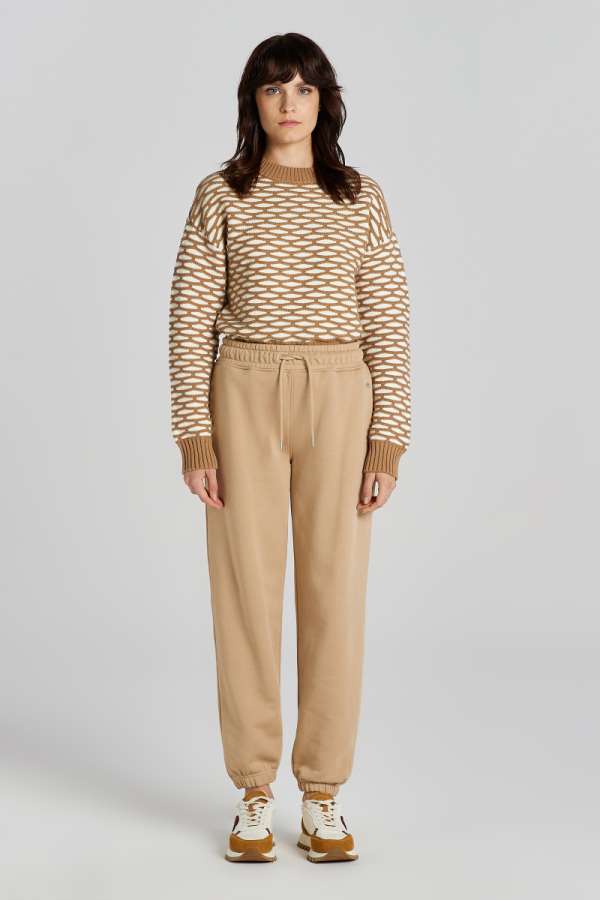 TRÉNINGNADRÁG GANT RE SHIED SWEATPANTS DARK KHAKI