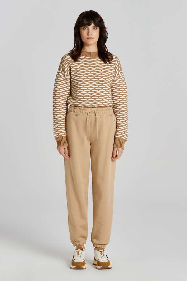 TRÉNINGNADRÁG GANT REL SHIELD SWEATPANTS DARK KHAKI