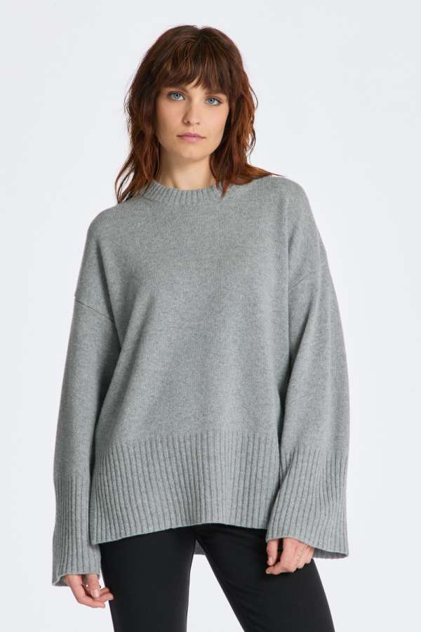 PUÓVER GANT D1. OUNGE C-NECK SWEATER GREY MEANGE