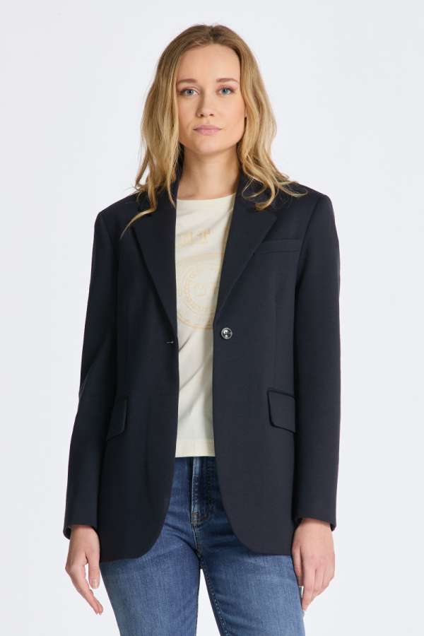ZAKÓ GANT REG JERSEY BLAZER EVENING BLUE