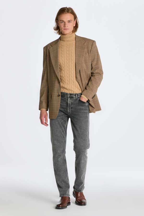 FARMER GANT REGULAR BLACK WASH JEANS BLACK