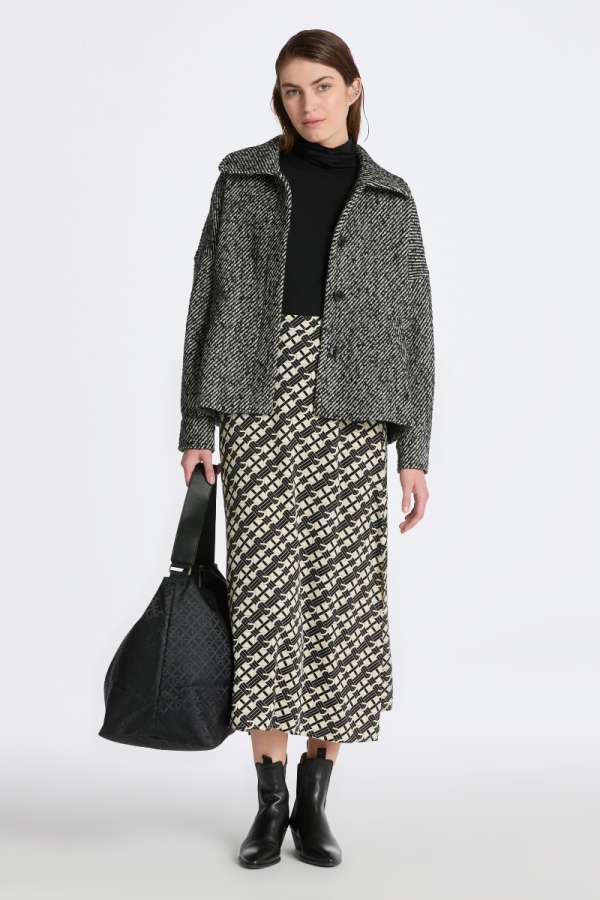 SZOKNYA GANT G PATTERN SKIRT LINEN