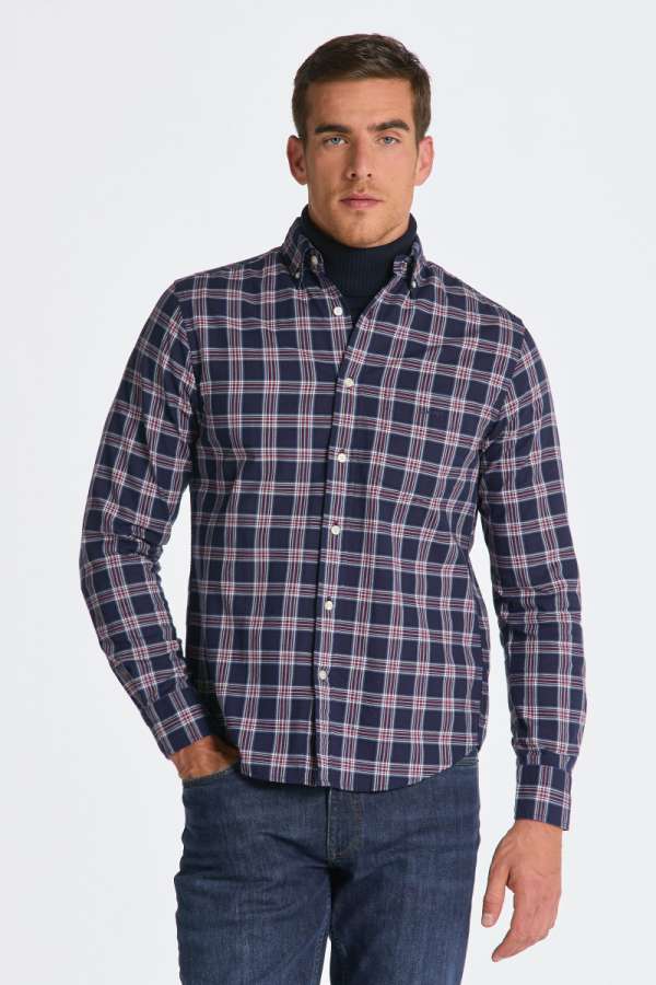 ING GANT REG UT ARCHIVE OXFORD CHECK SHIRT CLASSIC BLUE
