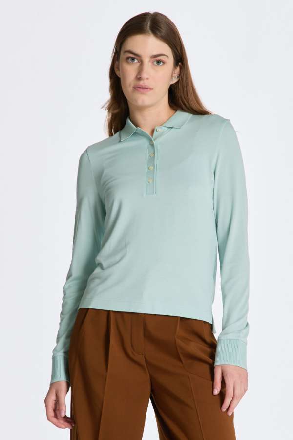 PÓLÓ GANT REG DETAIL COLLARED L POLO PIQUE IBIZA BLUE