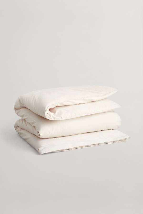 ÁGYNEMŰHUZAT GANT SATEEN DOUBLE DUVET 200X220 WHITE SAND