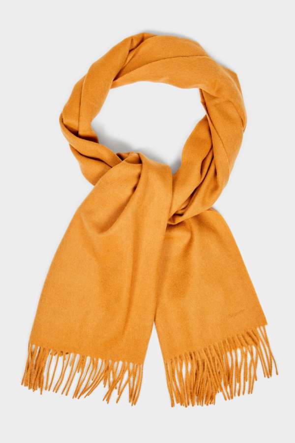 SÁL GANT WOOL WOVEN SCARF SUGAR BROWN