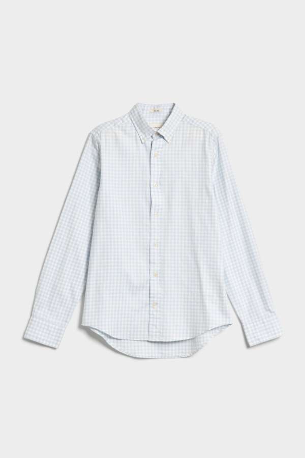 ING GANT LIM JAPE GINGHAM HIRT MUTED BLUE