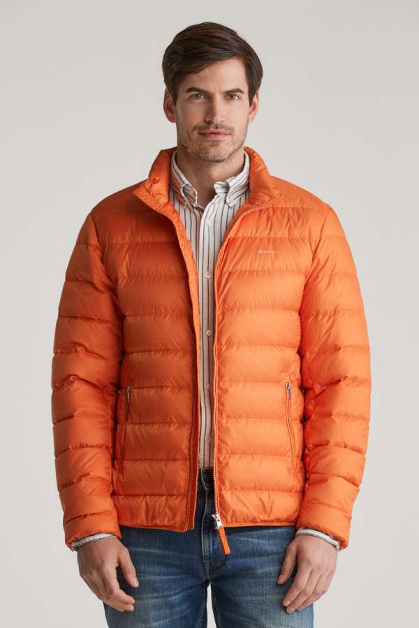 DZSEKI GANT LIGHT DOWN JACKET PUPKIN ORANGE