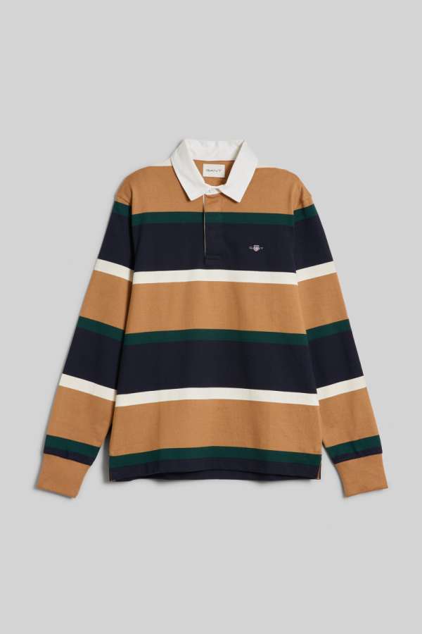 PÓLÓ GANT SHIELD HEAVY RUGGER WARM KHAKI