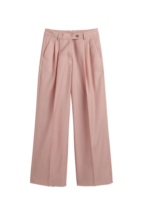 NADRÁG GANT REL WIDE LEG PANT DUSTY ROSE