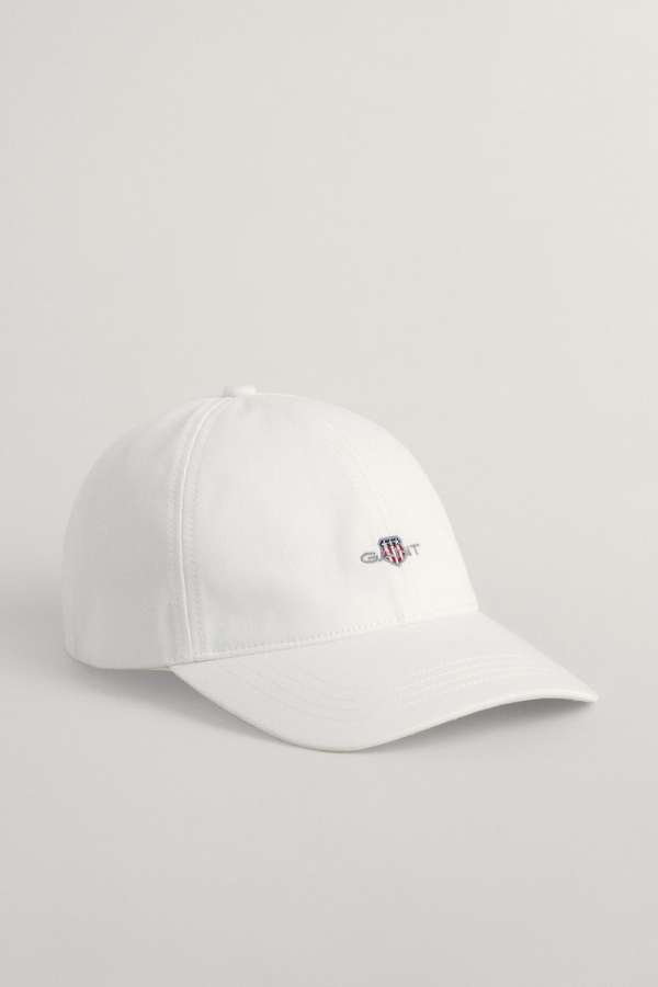 SAPKA GANT UNISEX. SHIELD CAP WHITE