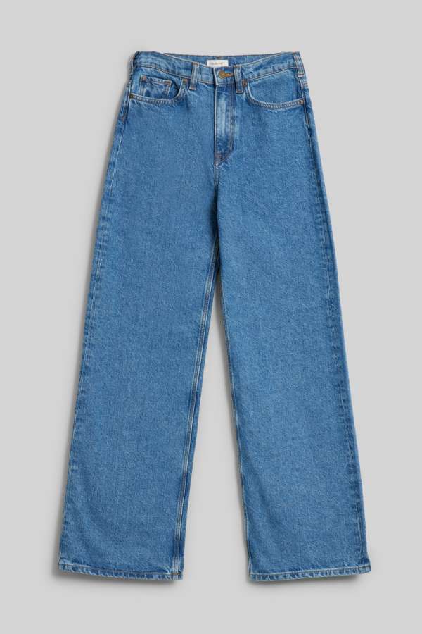 FARMER GANT WIDE FIT JEANS MID BLUE WORN IN