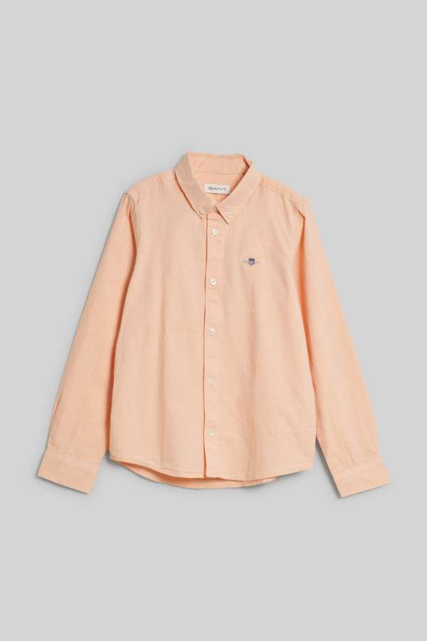 ING GANT SHIELD OXFORD BD SHIRT CORAL APRICOT