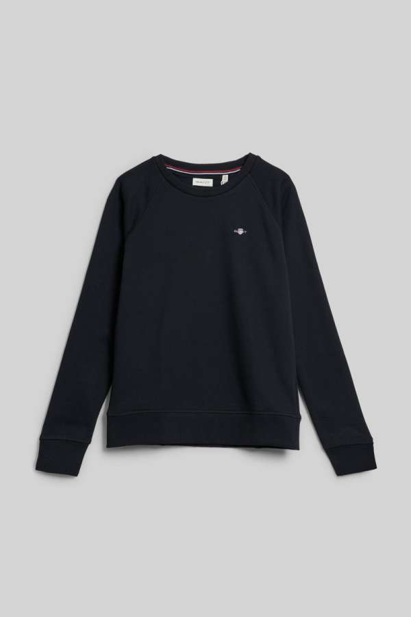 MELEGÍTŐ FELSŐ GANT SHIELD C-NECK BLACK