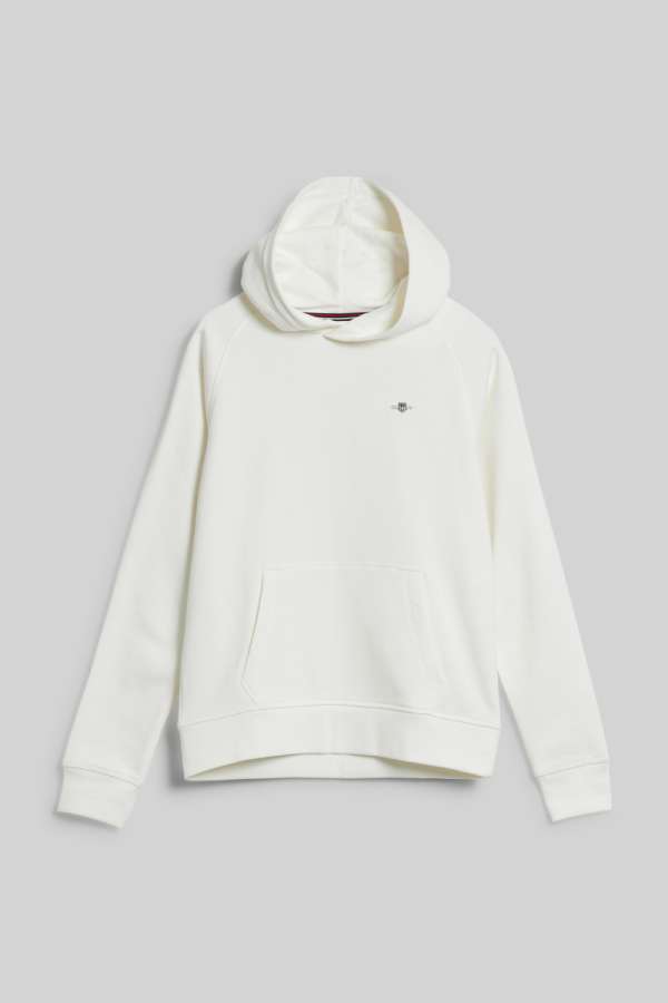 MELEGÍTŐ FELSŐ GANT SHIELD HOODIE EGGSHELL