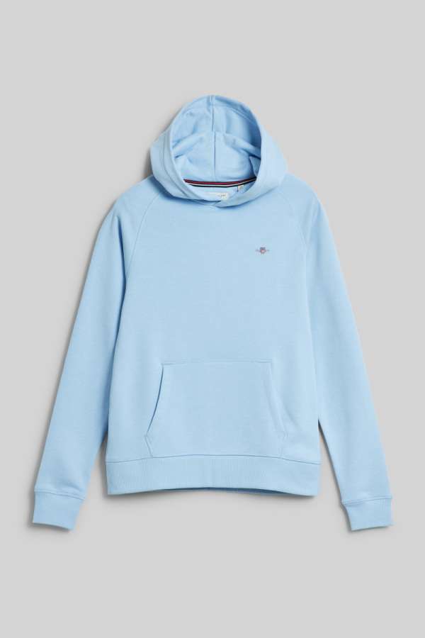 MELEGÍTŐ FELSŐ GANT SHIELD HOODIE SHADE BLUE