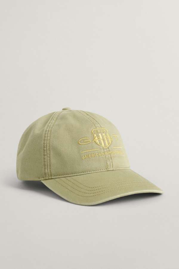 SAPKA 7-16 ÉVES GANT TONAL SHIELD CAP BEIGE GREEN