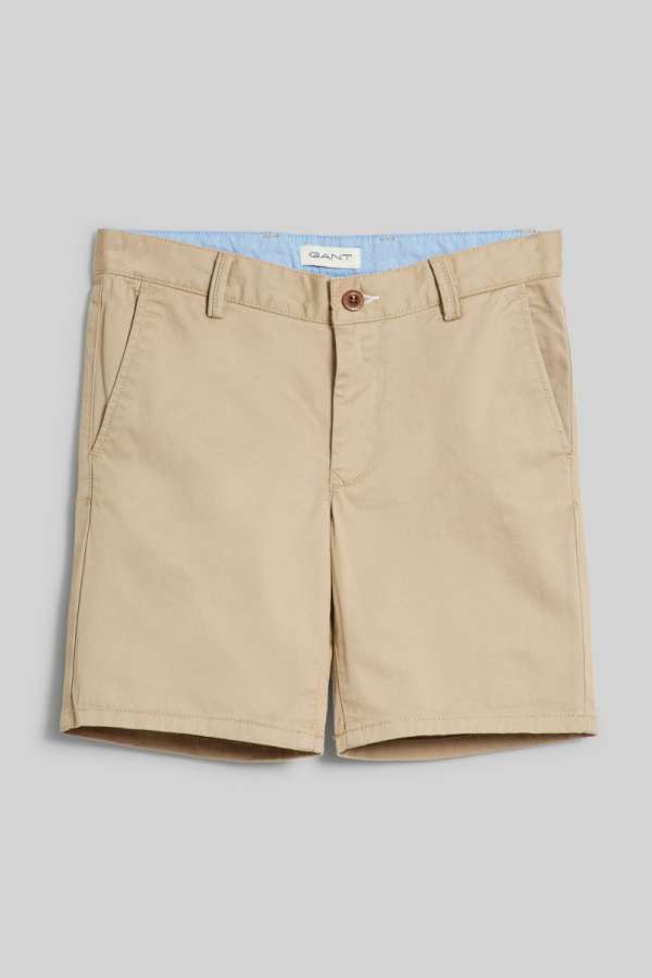 RÖVIDNADRÁG GANT REGULAR CHINO SHORTS DARK KHAKI