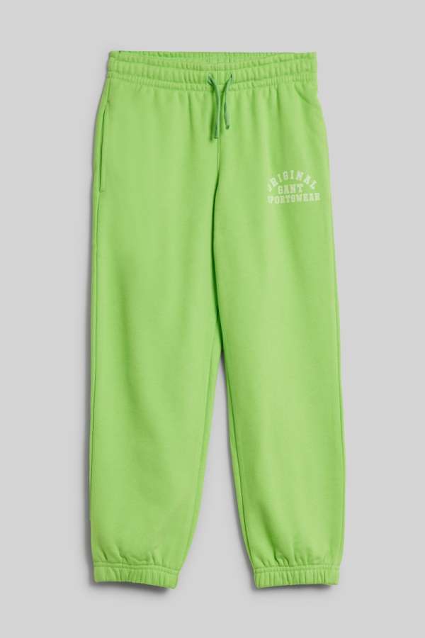 TRÉNINGNADRÁG GANT ORIGINAL SPORTSWEAR SWEATPANTS SLIME GREEN