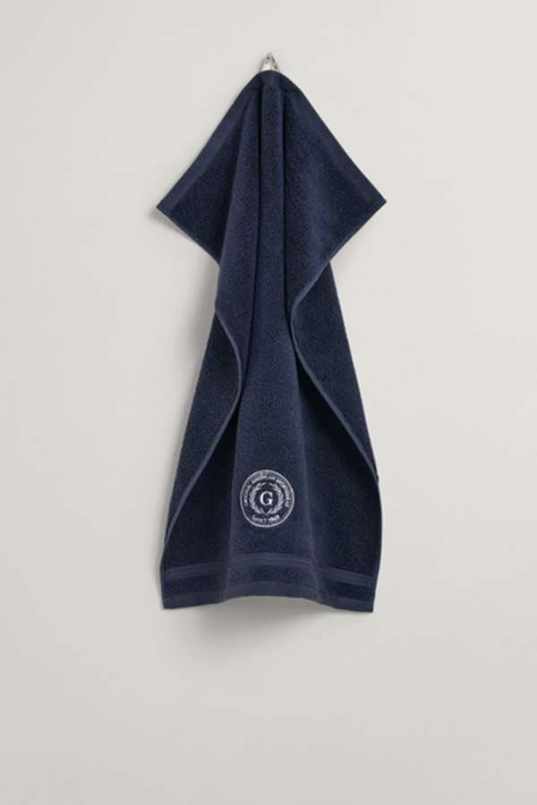 TÖRÜLKÖZŐ GANT CREST TOWEL 50X100 MARINE