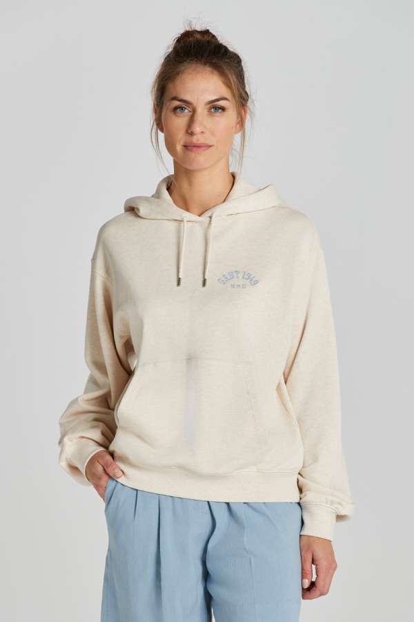ELEGÍTŐ FELSŐ GANT ARCH HOODIE OAT ELANGE