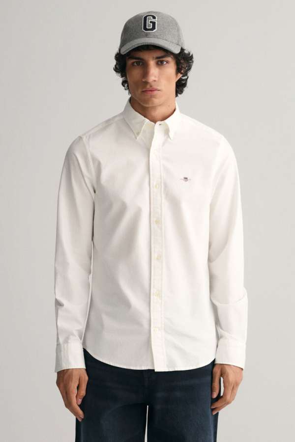 ING GANT LIM OXFORD HIRT WHITE