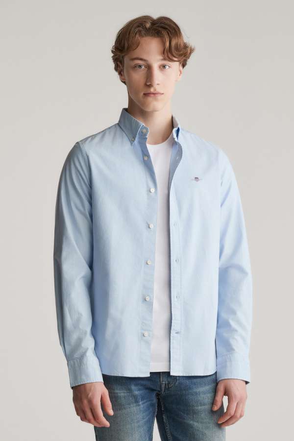 ING GANT SLI OXFORD SHIRT LIGHT BLUE